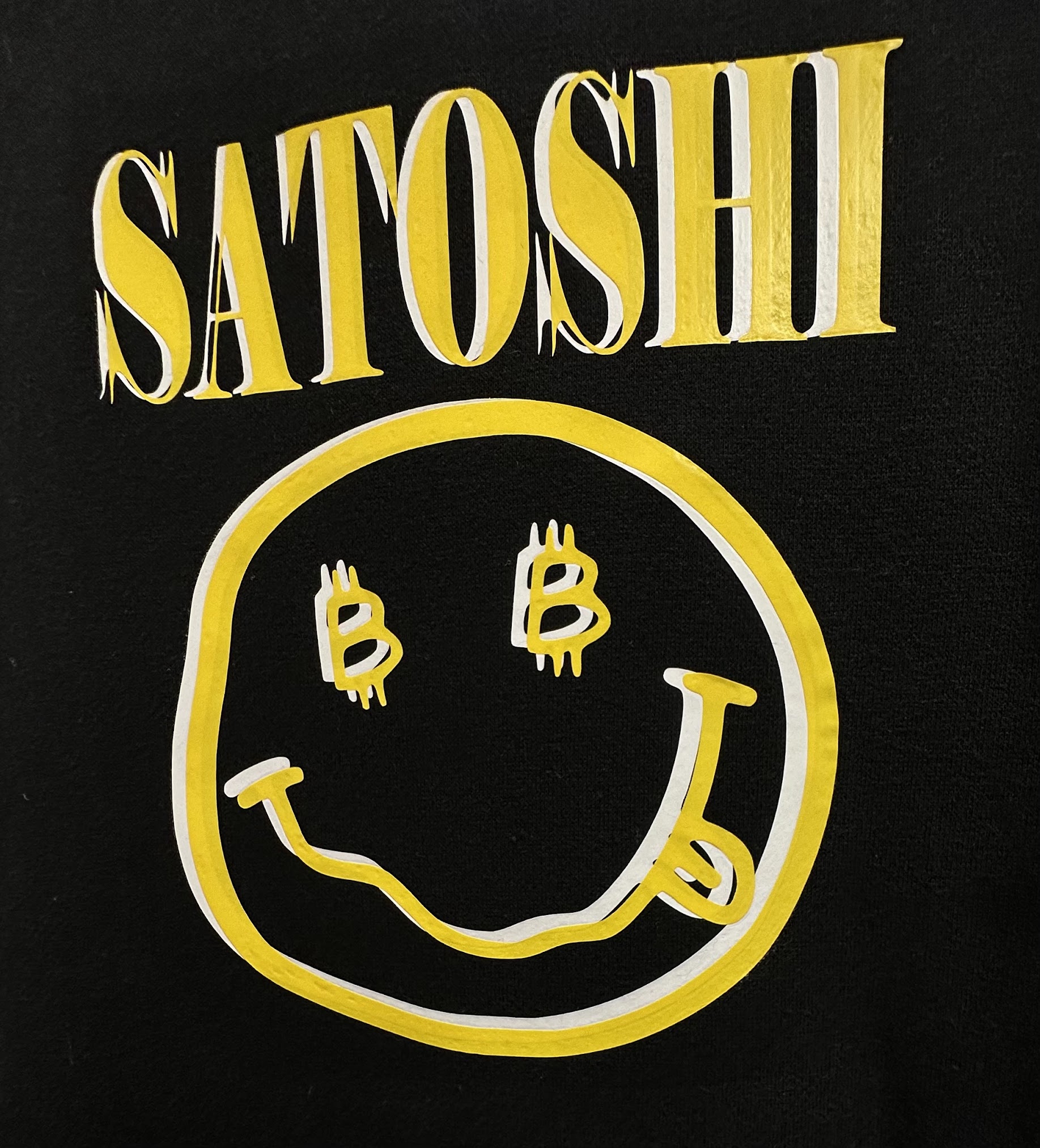 Hand-painted Satoshi sweatshirt